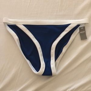 Aerie/American Eagle blue and white bikini bottom